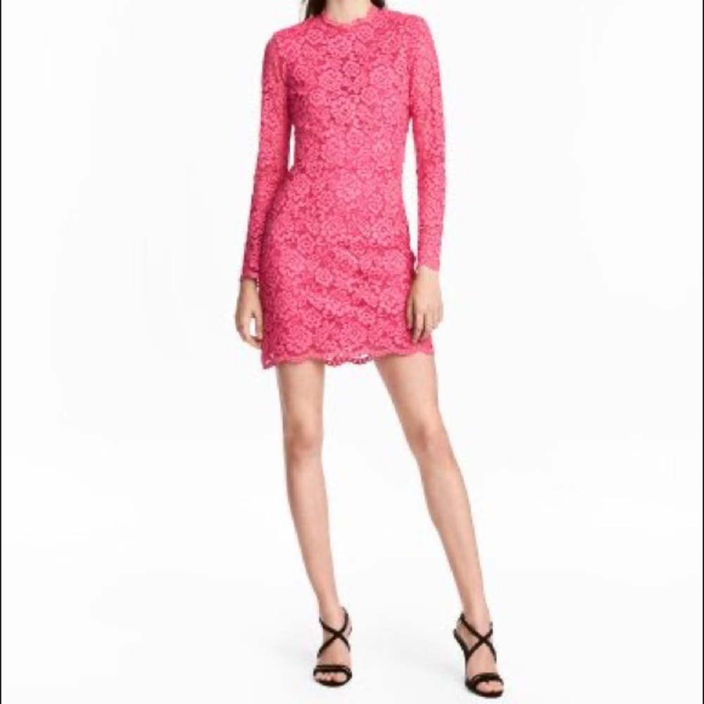 H &M Pink Mini Dress